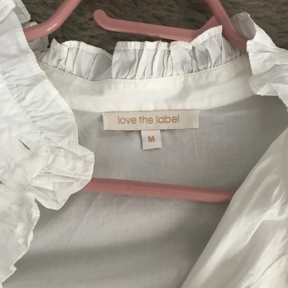 white cotton blouse - Picture 2 of 9